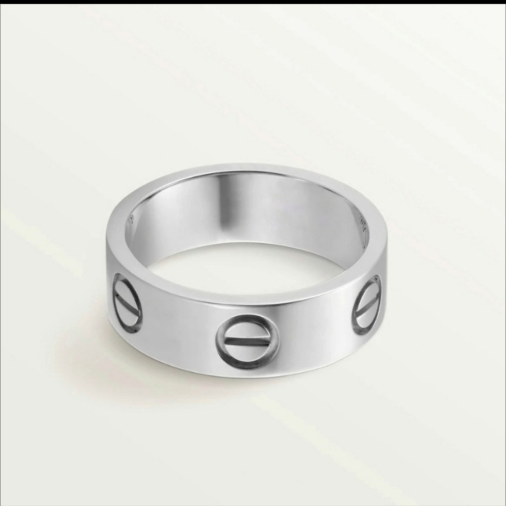 NWT Screw Ring 18K Plated Stainless Steel